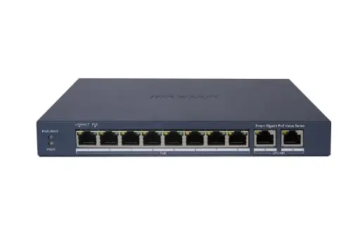 DS-3E1510P-EI/M 8 Port Gigabit Smart POE Switch